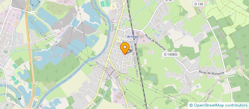 localisation de l'entreprise IJS à ARNAGE