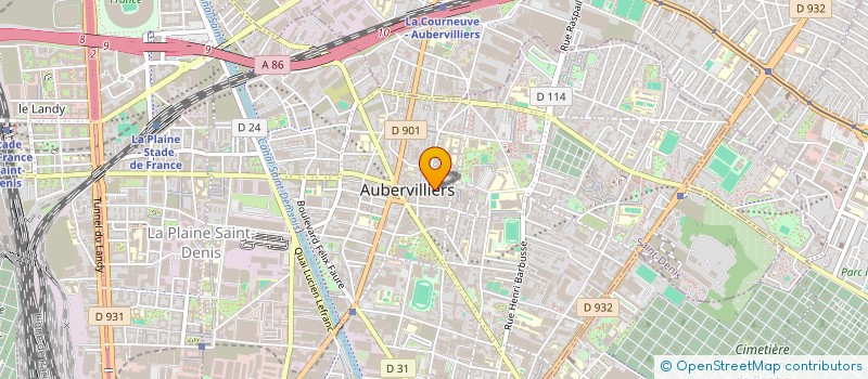 localisation de l'entreprise IJT PROJECT à AUBERVILLIERS