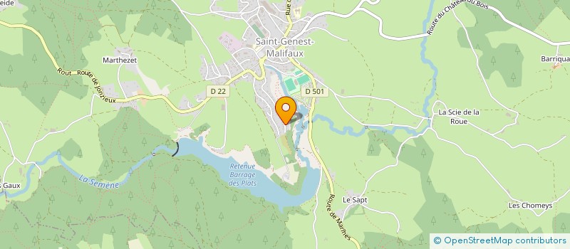 localisation de l'entreprise IJUBOG  SAINT-GENEST-MALIFAUX