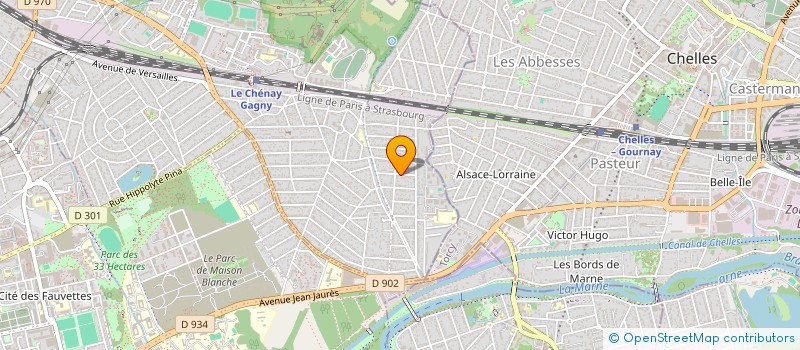 localisation de l'entreprise IK CITY HOME à GAGNY