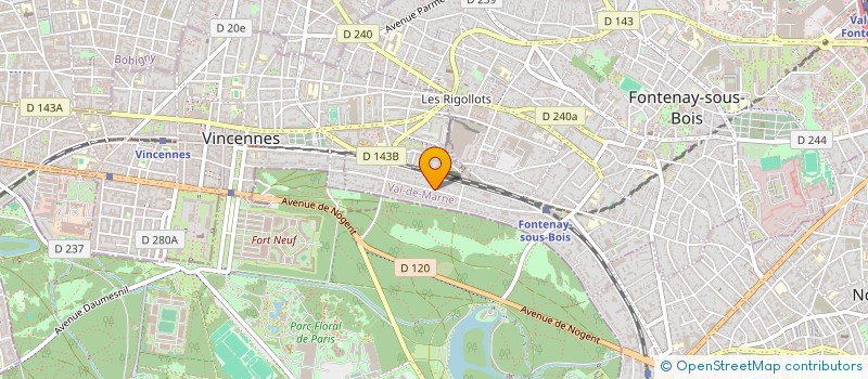 localisation de l'entreprise IK CONSEIL à FONTENAY-SOUS-BOIS