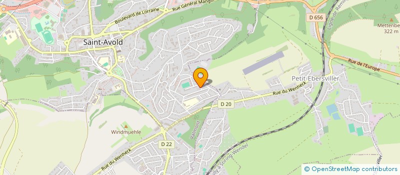 localisation de l'entreprise IK ECHAFAUDAGE  SAINT-AVOLD