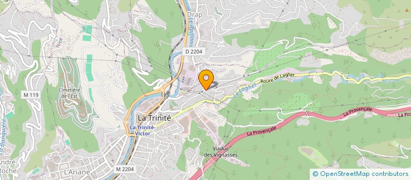 localisation de l'entreprise IK INVEST à LA TRINITE
