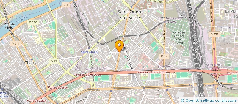 localisation de l'entreprise IK. SA. à SAINT-OUEN-SUR-SEINE