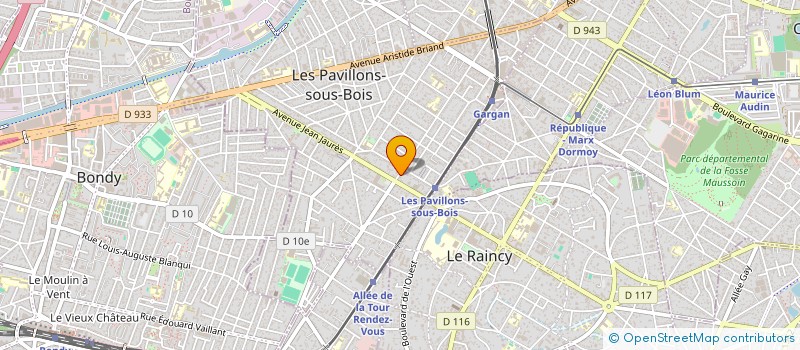 localisation de l'entreprise IKA  LES PAVILLONS-SOUS-BOIS