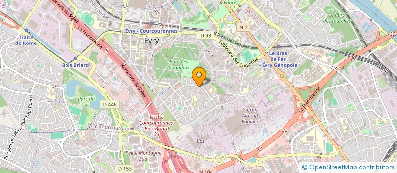 localisation de l'entreprise IKA - CONSULTING  EVRY-COURCOURONNES