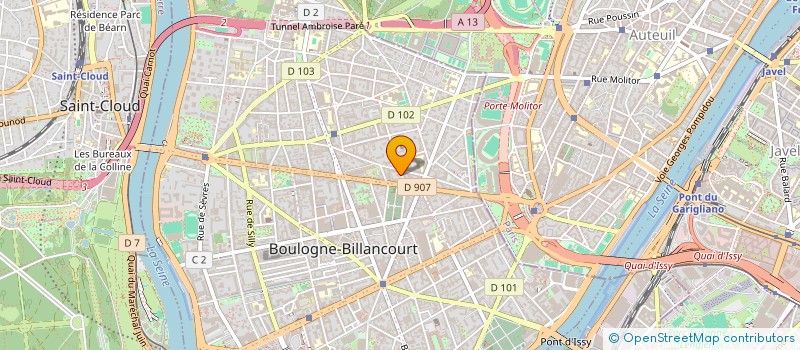 localisation de l'entreprise IKA GROUP  BOULOGNE BILLANCOURT