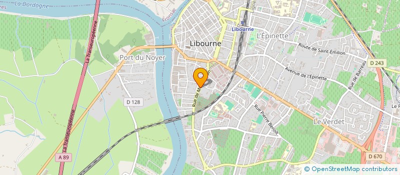 localisation de l'entreprise IKA IX  LIBOURNE