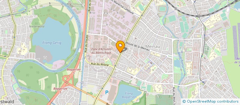 localisation de l'entreprise IKA TRANSPORT à STRASBOURG