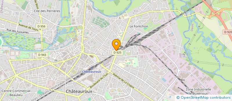 localisation de l'entreprise IKAN IMMO à CHATEAUROUX