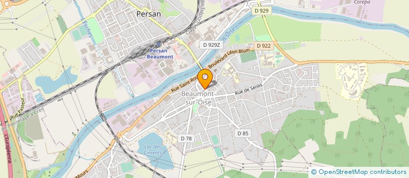 localisation de l'entreprise IKAR TRANSPORT à BEAUMONT-SUR-OISE