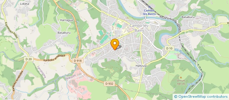 localisation de l'entreprise IKASTOLEN EGOITZAK  CAMBO-LES-BAINS