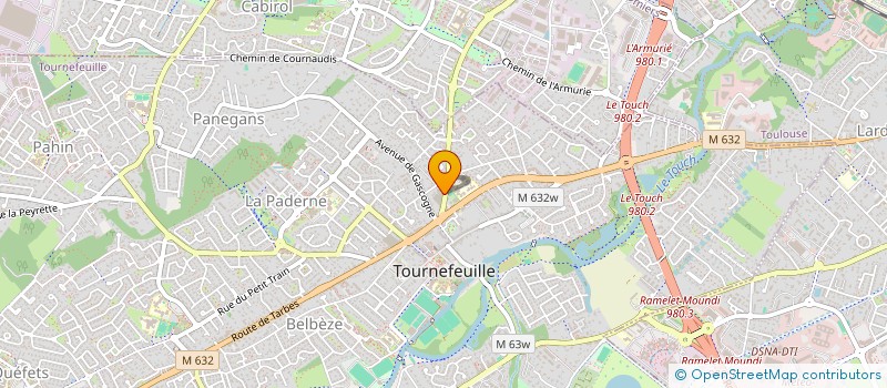 localisation de l'entreprise IKATECH  TOURNEFEUILLE