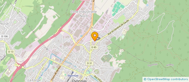 localisation de l'entreprise IKBAL à OYONNAX