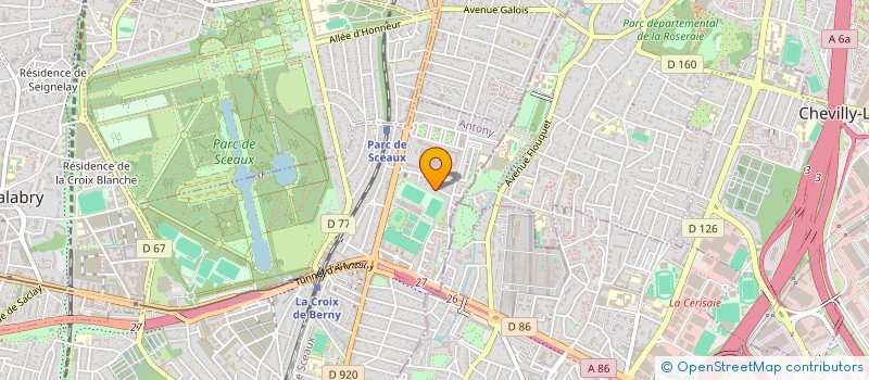 localisation de l'entreprise IKEBANA à ANTONY