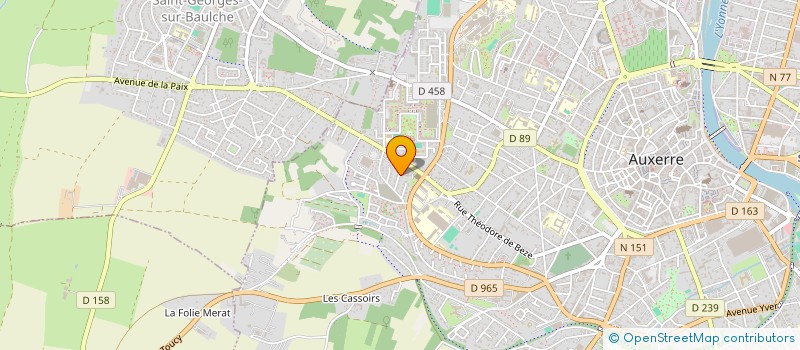 localisation de l'entreprise IKEME à AUXERRE