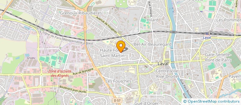 localisation de l'entreprise IKER ORGANISATION CONSEIL à LAVAL