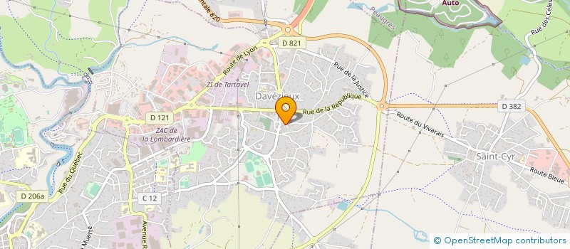 localisation de l'entreprise IKEYS AUTOS à DAVEZIEUX