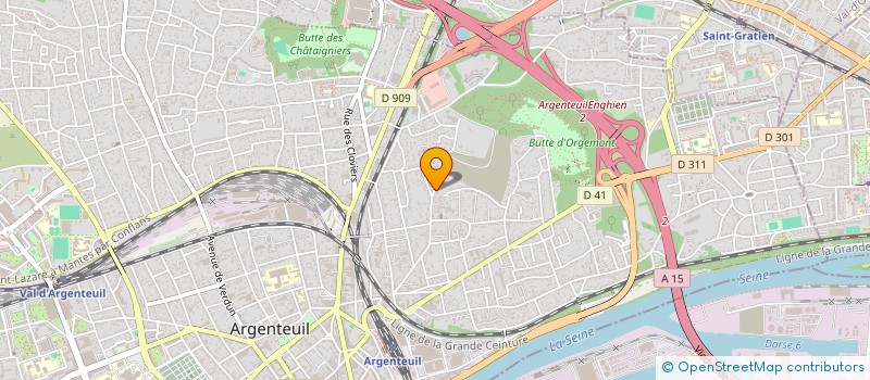 localisation de l'entreprise IKHELEF TRANSPORT  ARGENTEUIL