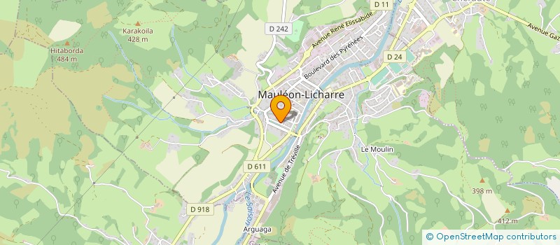 localisation de l'entreprise IKHERZALEAK  MAULEON-LICHARRE