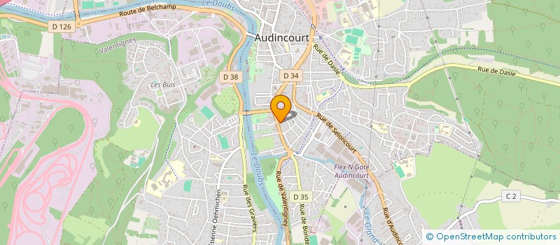 localisation de l'entreprise IKHLIF-IDHA TRANSPORTS à AUDINCOURT