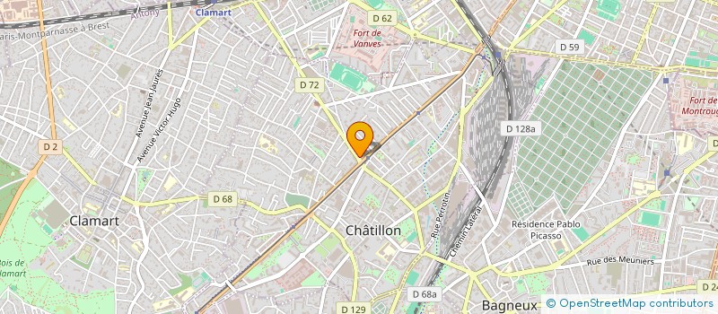 localisation de l'entreprise IKI à CHATILLON