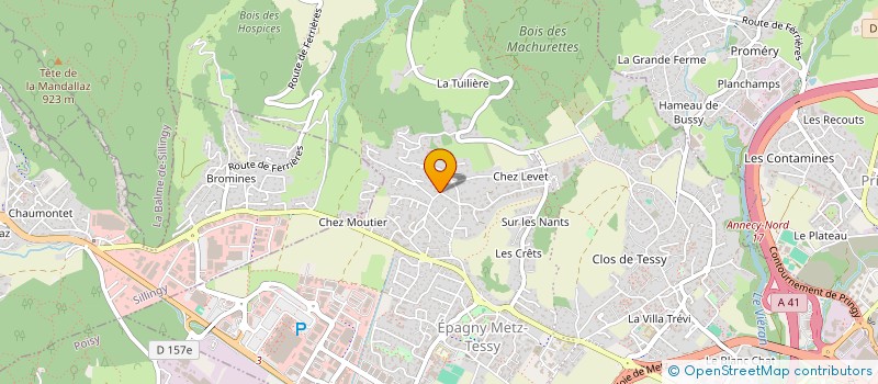 localisation de l'entreprise IKIGAI  EPAGNY METZ-TESSY