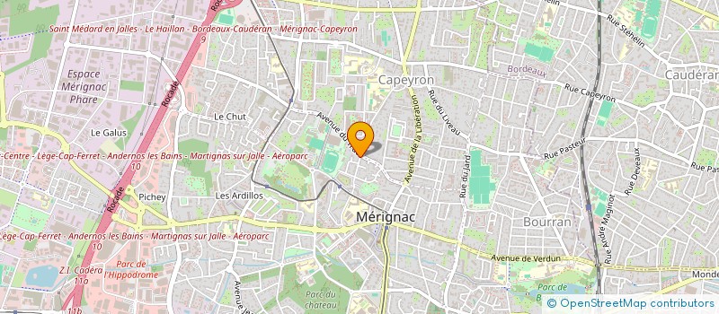 localisation de l'entreprise IKIGAI SUSHI  MERIGNAC