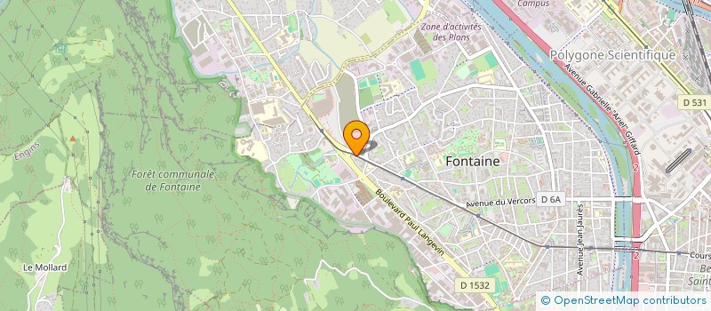 localisation de l'entreprise IKK TRANSPORT ET LOGISTIQUE  FONTAINE