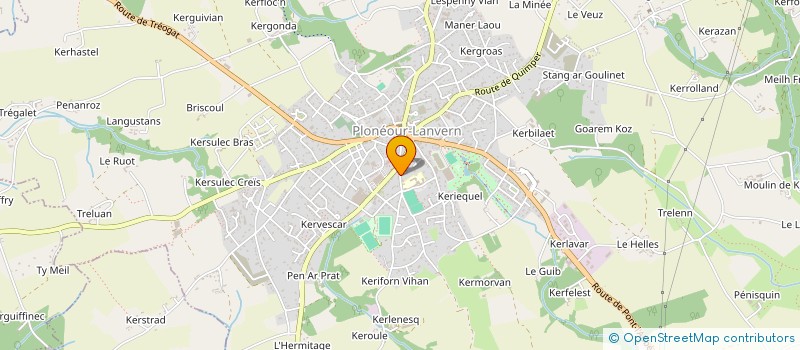 localisation de l'entreprise IKKONE à PLONEOUR-LANVERN