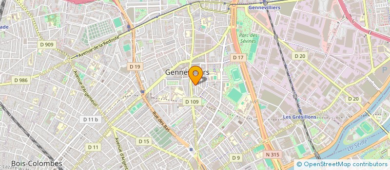 localisation de l'entreprise IKL TECH  GENNEVILLIERS