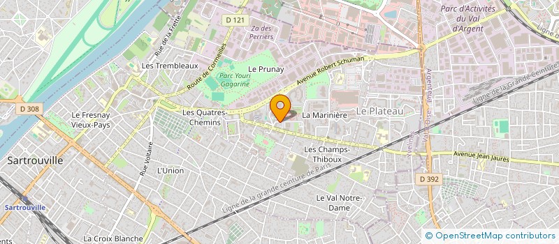 localisation de l'entreprise IKM ELITE TRANSPORT  SARTROUVILLE