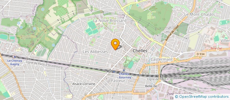 localisation de l'entreprise IKM GROUPE  CHELLES