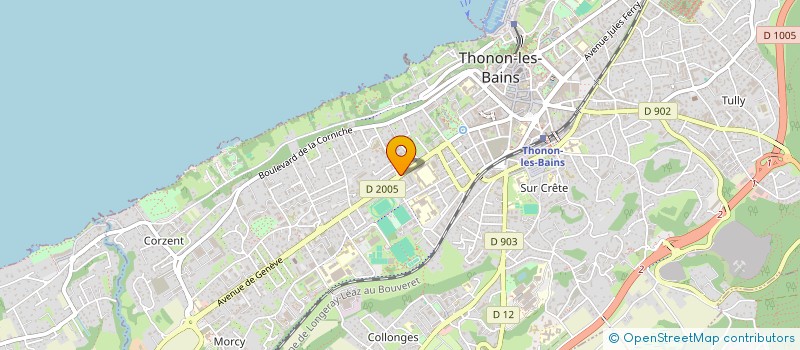 localisation de l'entreprise IKMG à THONON-LES-BAINS