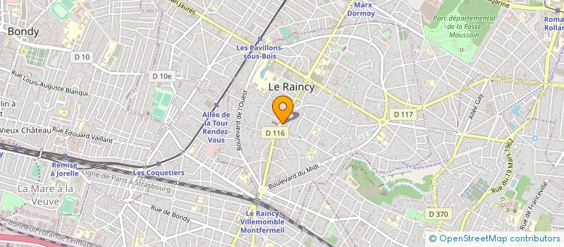 localisation de l'entreprise IKNETT SERVICE à LE RAINCY