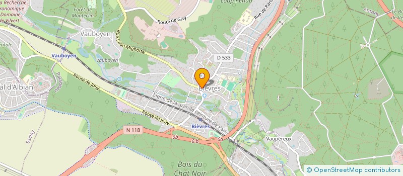 localisation de l'entreprise IKOMA  BIEVRES