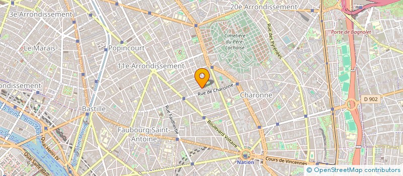 localisation de l'entreprise IKONE WEB  PARIS