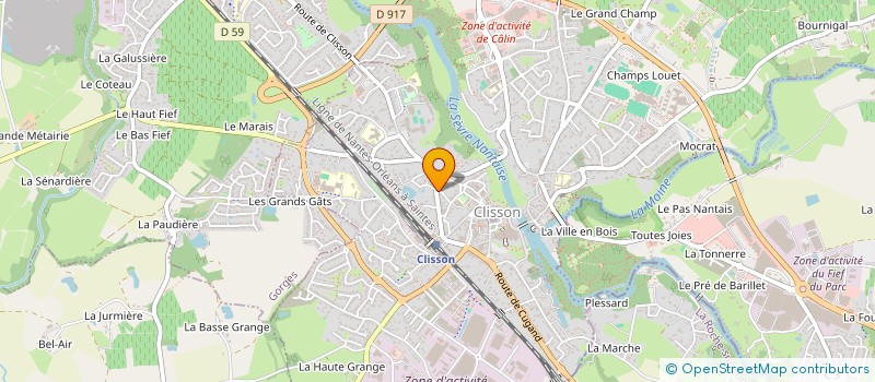 localisation de l'entreprise IKONSEIL à CLISSON
