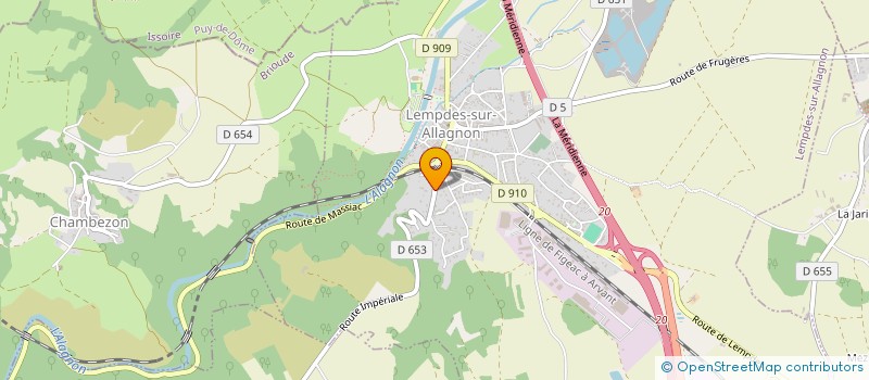 localisation de l'entreprise IKORY  LEMPDES-SUR-ALLAGNON