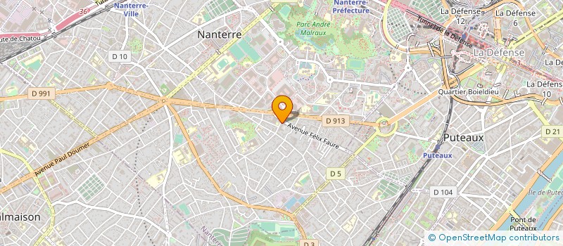localisation de l'entreprise IKOS à NANTERRE