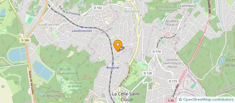 localisation de l'entreprise IKOS à BOUGIVAL