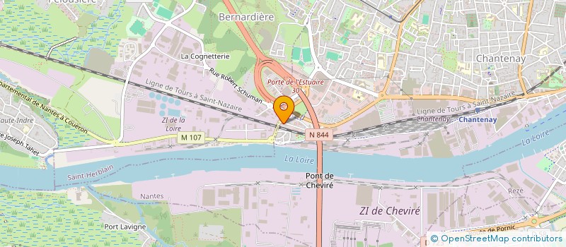 localisation de l'entreprise IKOS à NANTES