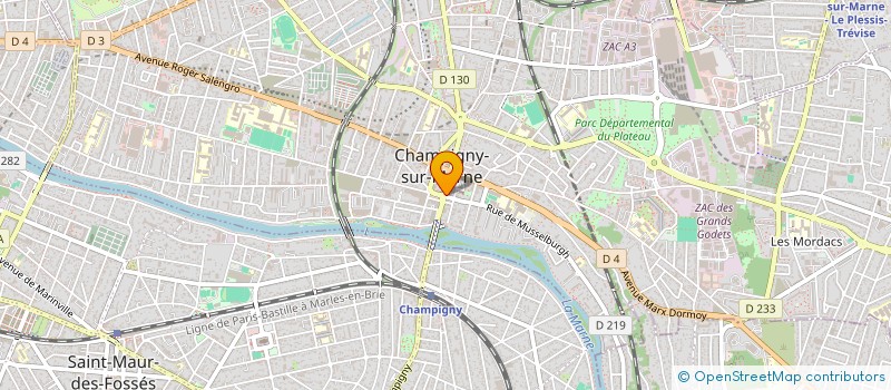 localisation de l'entreprise IKOS AVOCATS  CHAMPIGNY-SUR-MARNE