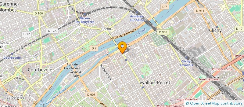 localisation de l'entreprise IKOS LAB à LEVALLOIS-PERRET
