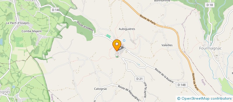 localisation de l'entreprise IKOS OMADA  FONS