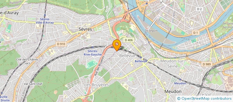 localisation de l'entreprise IKOS PROPERTIES à SEVRES