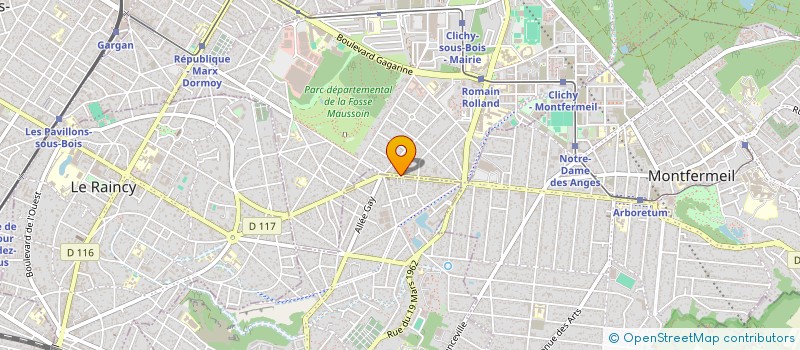 localisation de l'entreprise IKR BAT à CLICHY-SOUS-BOIS