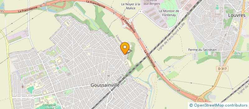 localisation de l'entreprise IKRA BAT à GOUSSAINVILLE