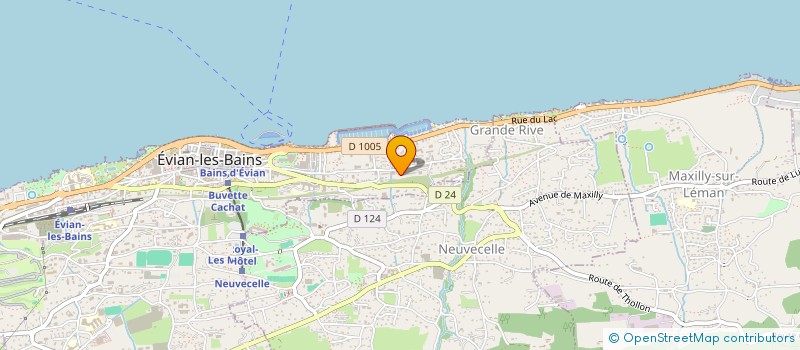 localisation de l'entreprise IKRA74  EVIAN-LES-BAINS