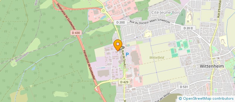 localisation de l'entreprise IKRAM FOOD  WITTENHEIM